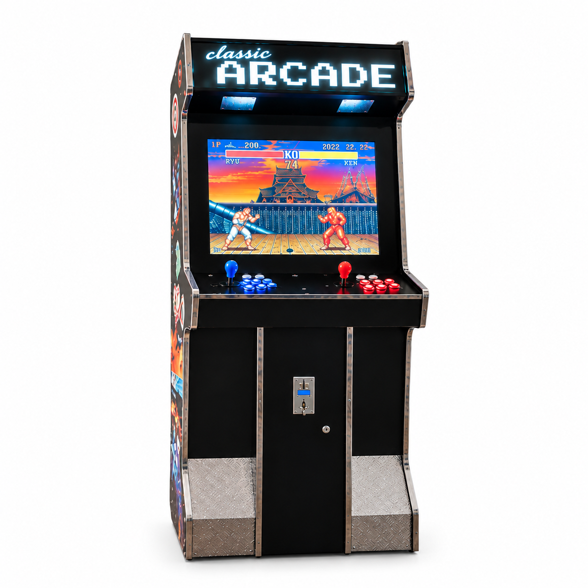 Borne Arcade Multi Jeux - Machine avec Écran HD et Commandes Classiques